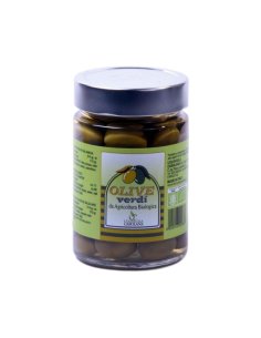 Olive verdi in Salamoia Bio. Vasetti da 180 gr - 1