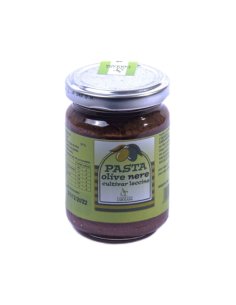 Patè di Olive Nere. Vasetto in vetro 130 gr. - 1