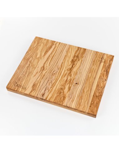 Handmade olive wood cutting board 50 x 40 x 3,5 cm. Formato Solo Tagliere