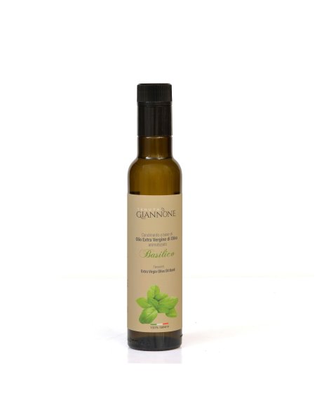 Olio EVO - Olio EVO "IL SALTO" Aromatizzato al Basilico Tenuta Giannone 250 ml. Conf. 6 pezzi - 1