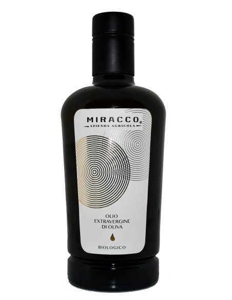 Olio EVO - Olio extravergine di oliva Biologico Miracco 500 ml. - 1