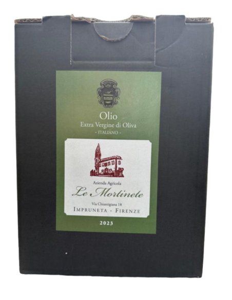 OLIO EVO - Olio extravergine d'oliva multivarietale "Le Mortinete" Bag-Box 3 lt. - 1