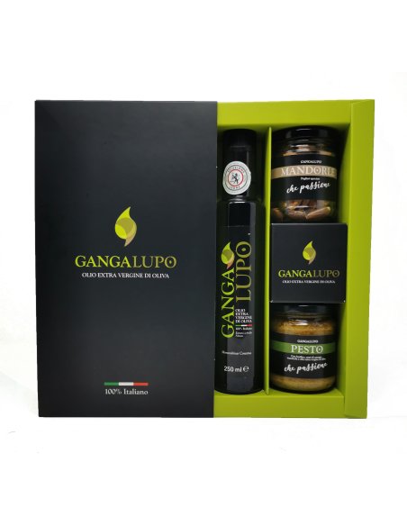 Gift Box GangaLupo - Olio, Pesto e Mandorle - 1