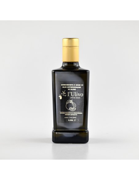 Olio evo aromatizzato della Puglia “L’ulivo” – Aromatizzato Mandarino - 1