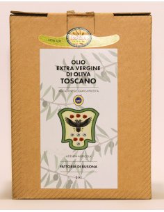 EVOO - Tuscan PGI Extra virgin olive oil "BUSONA Farm" 3 lt. 2022 - 1